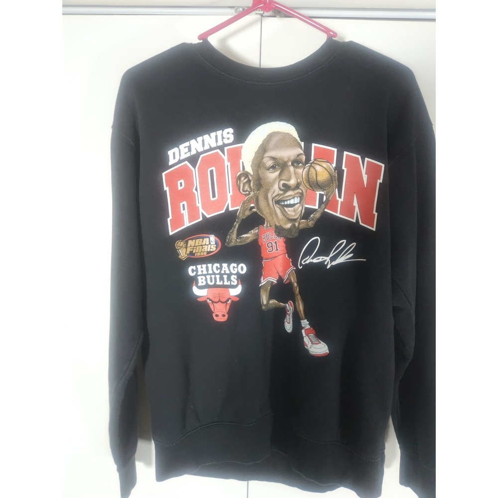 Mitchell & Ness Dennis Rodman Chicago Bulls 96 NBA Finals Size Small Sweatshirt